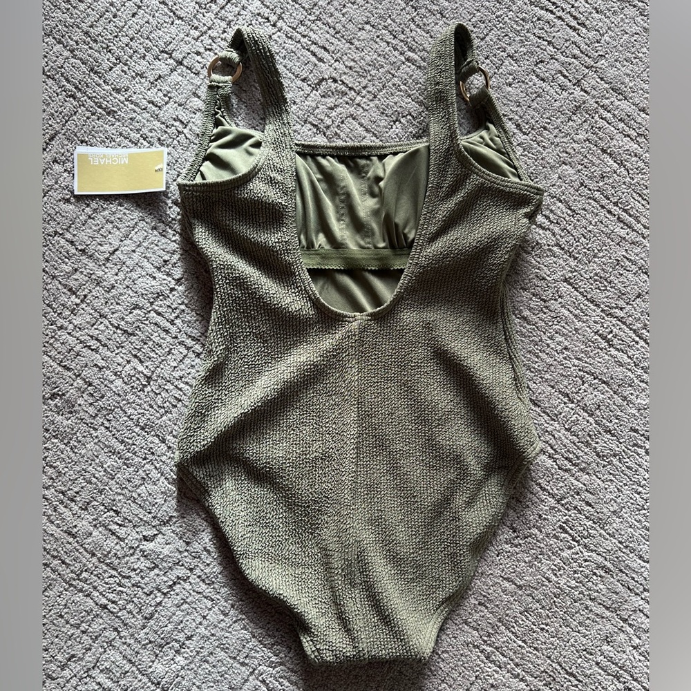 Michael Kors Army Green Swimsuit - Picture 5 of 12